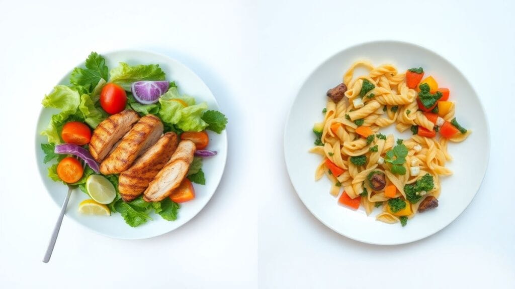 Low-carb vs. other diets for weight loss comparison.